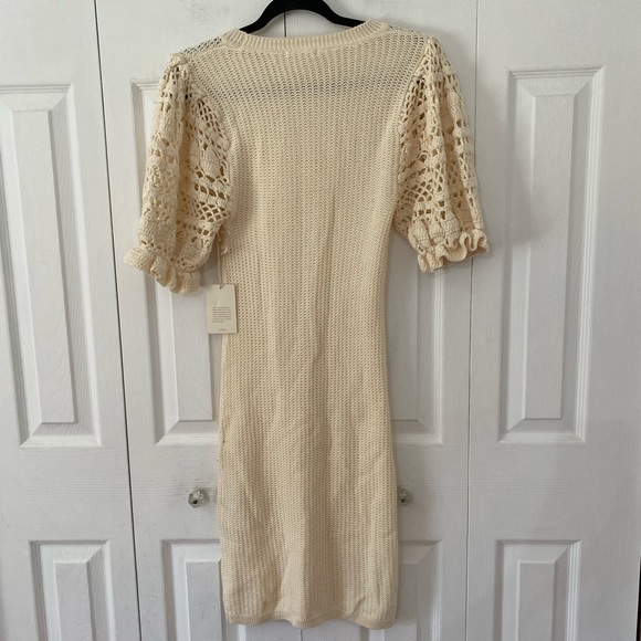 NWT TULAROSA Revolve Crochet Archer Mini Dress S - Picture 4 of 15